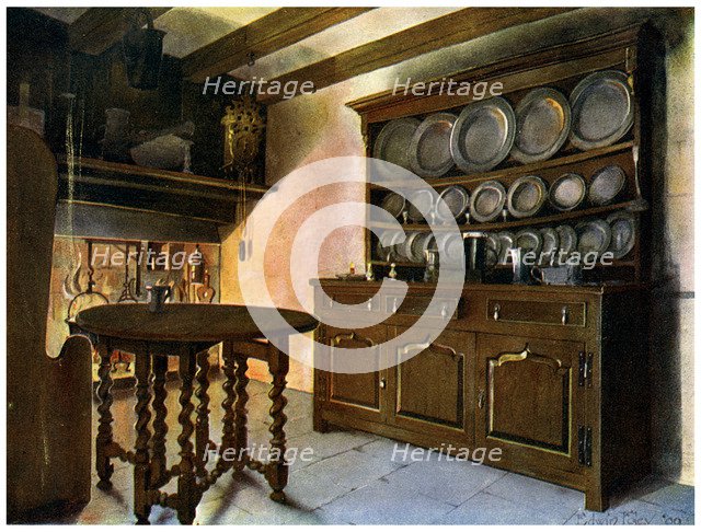 Oak Welsh dresser, 1910.Artist: Edwin Foley