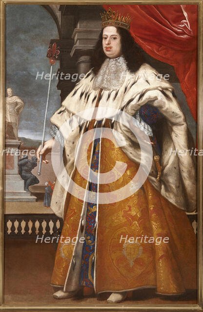 Portrait of Cosimo III de' Medici (1642-1723), Grand Duke of Tuscany, 1676-1677. Creator: Franceschini, Baldassare, (Il Volterrano) (1611-1689).