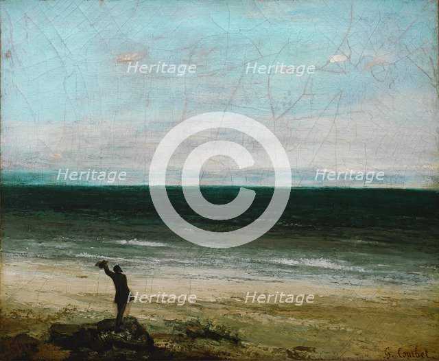 Le Bord de mer à Palavas (Seacoast at Palavas), 1854.