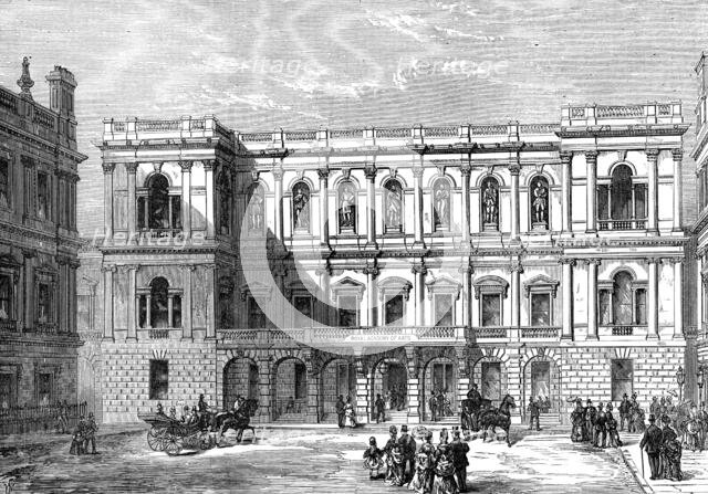 The Royal Academy of Arts, Burlington House, 1874. Creator: Unknown.
