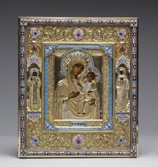 Virgin and Child ("The Virgin of Iviron") with Saints Demetrius and Hannah, 1899-1908. Creator: Unknown.