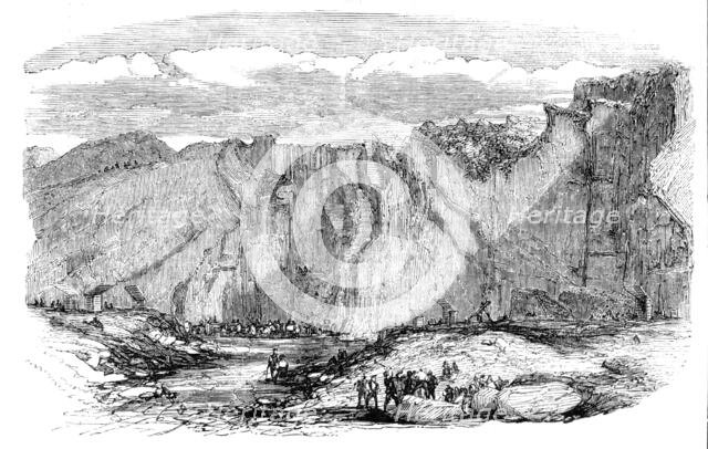 The Granite Quarries at Rubislaw, near Aberdeen, 1857. Creator: Unknown.