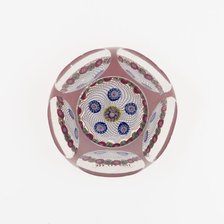 Paperweight, France, c. 1845-60. Creator: Saint-Louis Glassworks.