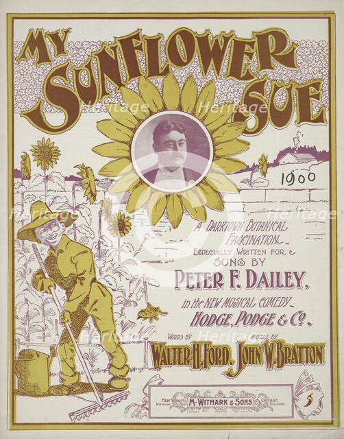 'My sunflower Sue', 1900.  Creator: Unknown.