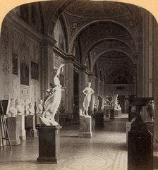 'Gallery of Modern Sculpture, In the Hermitage, St. Petersburg, Russia', 1898. Creator: Underwood & Underwood.