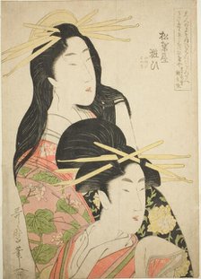 The Courtesan Yosooi of the Matsubaya, Japan, c. 1799. Creator: Kitagawa Utamaro.