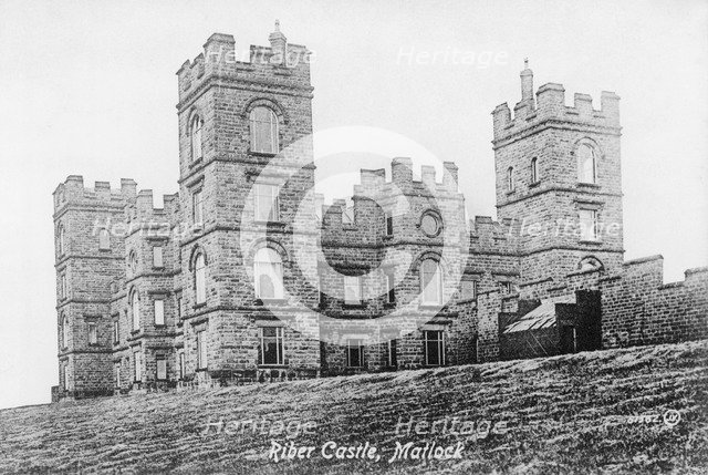 Riber Castle, near Matlock, Derbyshire. Artist: Unknown