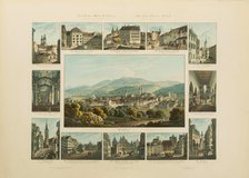 View of the city of St. Gallen, 1832-1833. Creator: Isenring, Johann Baptist (1796-1860).