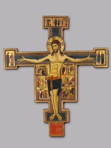 Crucifix with Scenes of the Passion, c. 1230-40. Creator: Unknown.