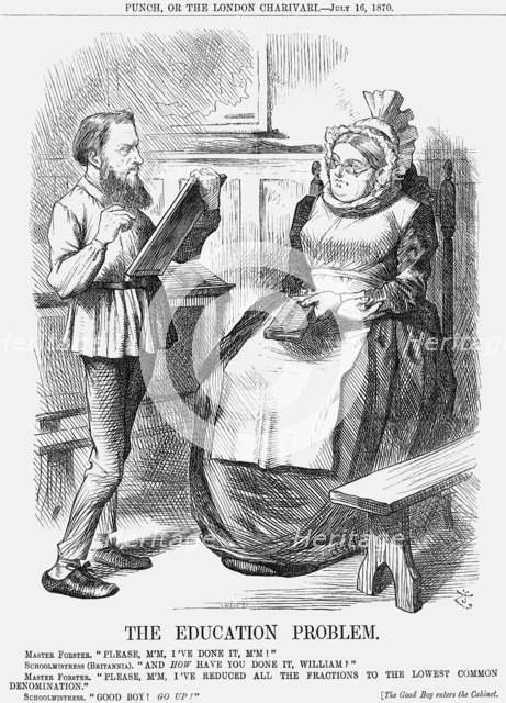 'The Education Problem', 1870. Artist: Joseph Swain