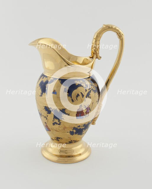 Milk Jug, Paris, c. 1820. Creator: Denuelle Porcelain Manufactory.