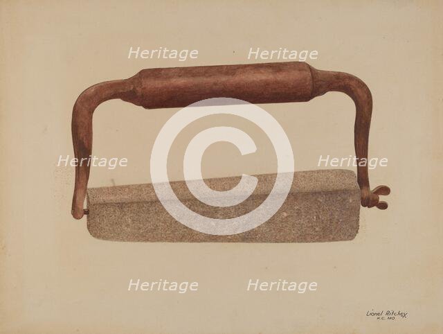 Knife Sharpener, c. 1939. Creator: Lionel Ritchey.