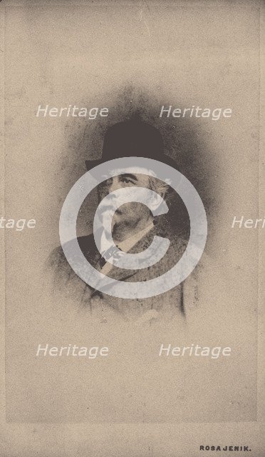 Portrait of August Zang (1807-1888). Artist: Jenik, Rosa (1853-1913)