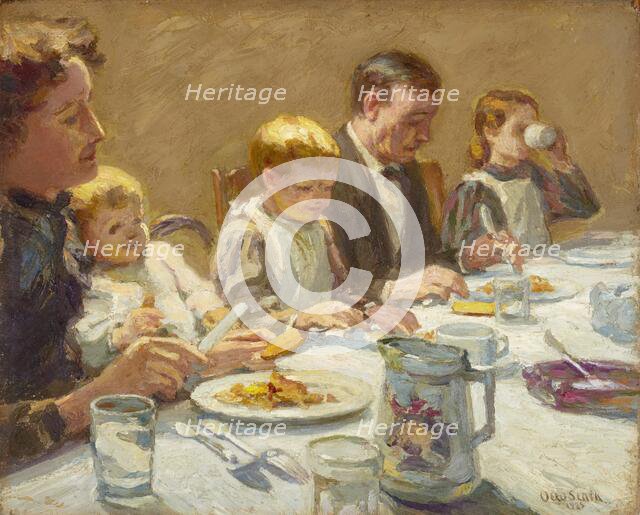 Mealtime, 1925. Creator: Otto Stark.