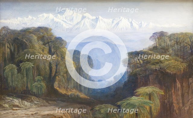 Kinchinjunga, 1877. Creator: Edward Lear.