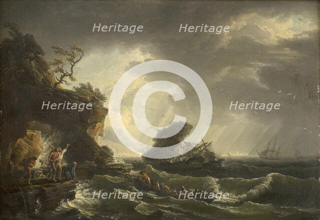 A Shipwreck, 1729-1789. Creator: Claude-Joseph Vernet.
