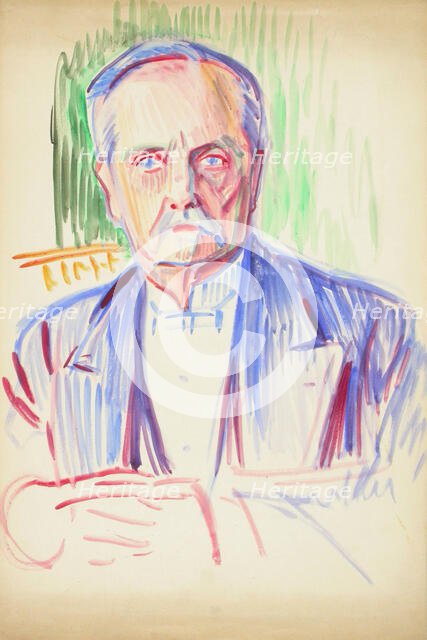 Sketch for a Portrait, c1910s. Creator: Verner Thome.