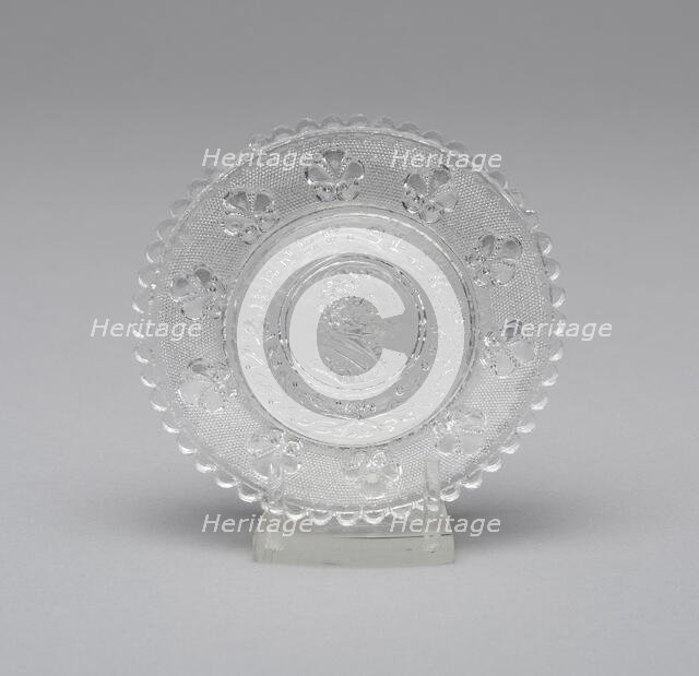 Cup plate, c. 1835. Creator: Unknown.