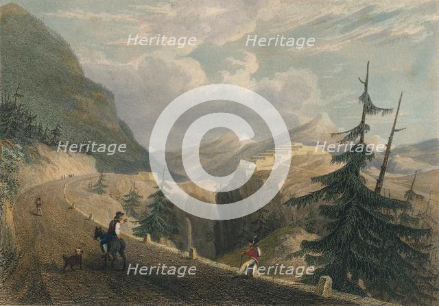 'Fort Lesseillon, near Bramante', 1827. Creator: Thomas Barber.