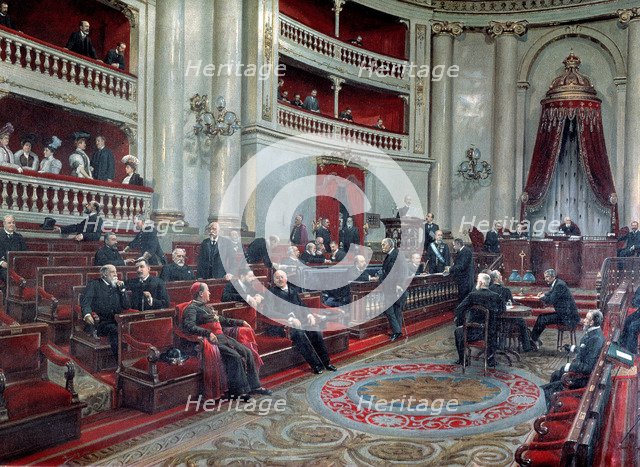 The minutes of the previous, Senate Chamber' in 1906.