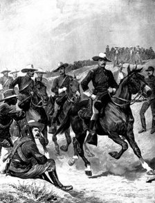 The Spanish-American Crisis: types of the United States Army in campaigning uniform, 1898. Creator: Unknown.