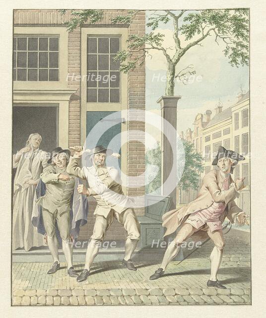 Scene from "Pefroen with the sheep head", 1734-1801.  Creator: Jacobus Buys.