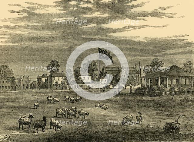 'Lord's Ground in 1837', (c1876). Creator: Unknown.