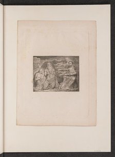 Job Rebuked by His Friends, 1825. Creator: William Blake.