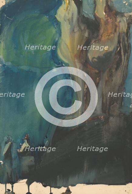 Abstract composition (fairy tale character), 1940/1944. Creator: Ján Novák.