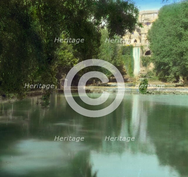 Villa d'Este, Tivoli, Lazio, Italy, 1925. Creator: Frances Benjamin Johnston.
