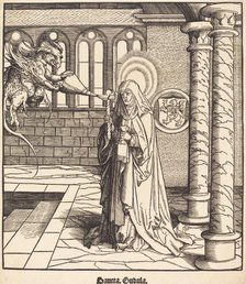 Saint Gudula, 1516/1518. Creator: Leonhard Beck.