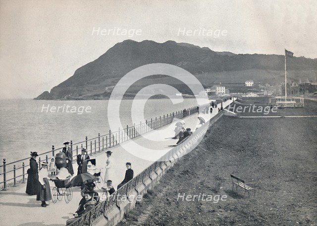 'Bray - The Promenade and Bray Head', 1895. Artist: Unknown.