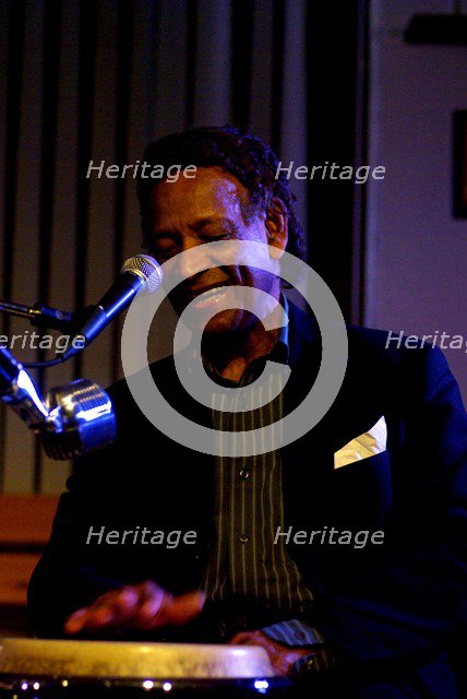 Frank Holder, Jazz Hastings, Hastings, East Sussex.  Artist: Brian O'Connor