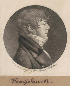 Hazlehurst, 1803. Creator: Charles Balthazar Julien Févret de Saint-Mémin.