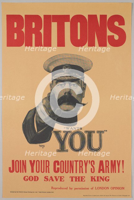 Britons, Lord Kitchener Wants You. Join Your Country's Army!, 1914.