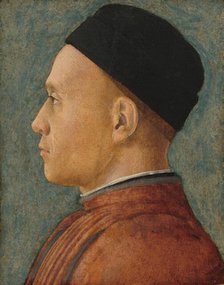 Portrait of a Man, c. 1470. Creator: Andrea Mantegna.