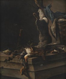Still Life of Dead Game, 1662. Creator: Salomon Ruysdael.