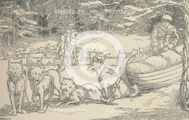 'Fur-Trappers', 1924. Artist: Unknown.