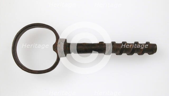 Spiral Key, German, early 16th century. Creator: Unknown.