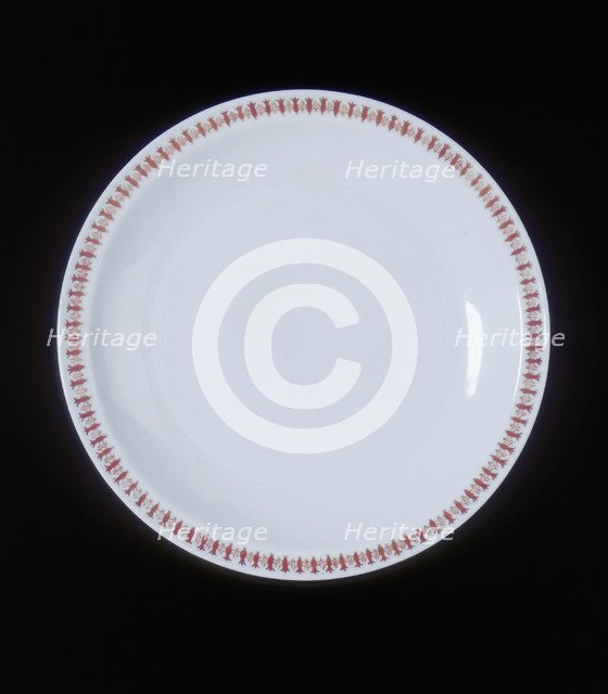 Birthday plate, late Kangxi period, Qing dynasty, China, 1700-1722. Artist: Unknown