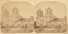 Group of 4 Stereograph Views of California Missions, 1860s-1910s. Creator: Unknown.