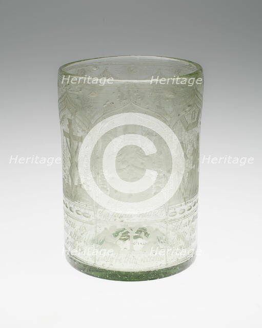 Beaker, England, 19th century. Creator: Unknown.