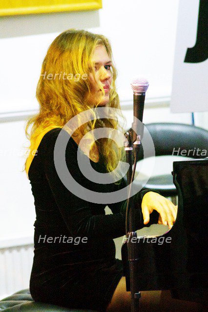 Kathrine Windfield, Watermill Jazz Club, Dorking, Surrey, 8 Sept. 2018. Creator: Brian O'Connor.