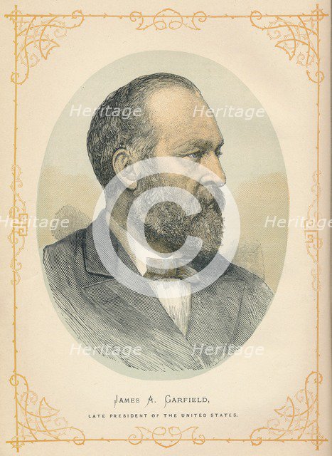 'James A Garfield, 20th United States president', 1893. Artist: Unknown.