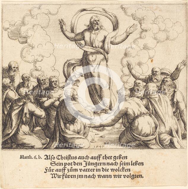 The Ascension, 1547. Creator: Augustin Hirschvogel.