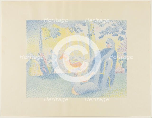 Les Champs Élysées, c. 1898. Creator: Henri-Edmond Cross.