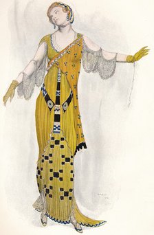 'Fantaisie Sur Le Costume Moderne, Dione', c1910. Artist: Leon Bakst.