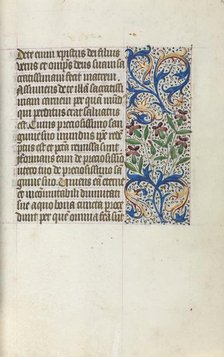 Book of Hours (Use of Rouen): fol. 23r, c. 1470. Creator: Master of the Geneva Latini (French, active Rouen, 1460-80).