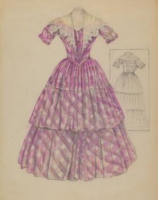 Dress, 1935/1942. Creator: Mary Berner.
