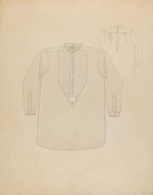 Shirt, c. 1937. Creator: Irene M. Burge.